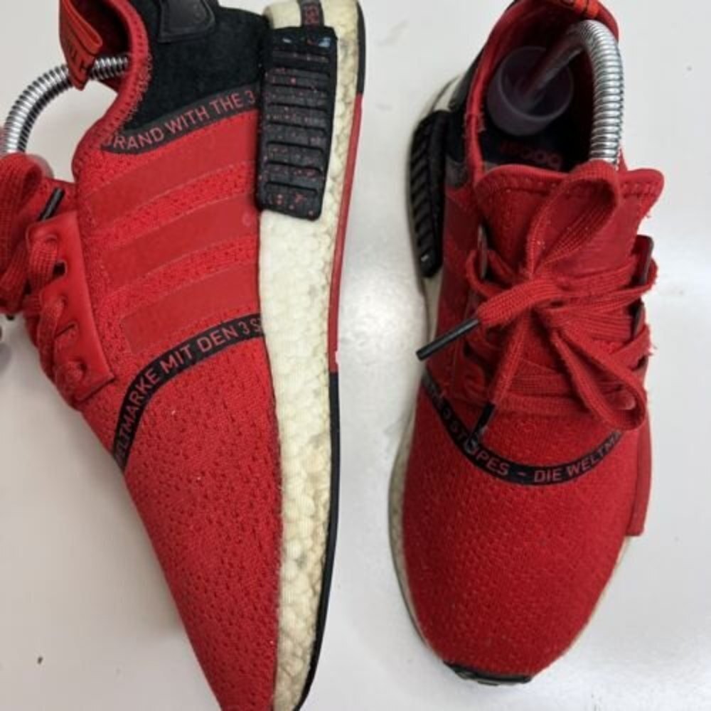 Adidas NMD_R1 'Speckle Pack - Scarlet' Men’s Sz US 6 Red Black Sneakers EF3648 - Picture 5 of 12